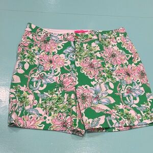 Lilly Pulitzer Vibrant Floral Print Shorts